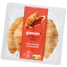 g'woon roomboter croissants